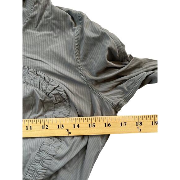 LULULEMON Dance Studio Reversible Hoodie Jacket Full Zip Gray Color Size 4 - Picture 9 of 10